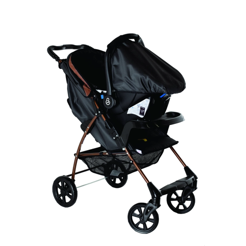 Carrinho de Bebê Galzerano Napoli 3 em 1 Berço Passeio Moisés com Bebê  Conforto Grid Travel System TRIO Reclinável Leve Compacto Dobrável Para  Viagem 0 a 15 Kg Preto com Base para Carro