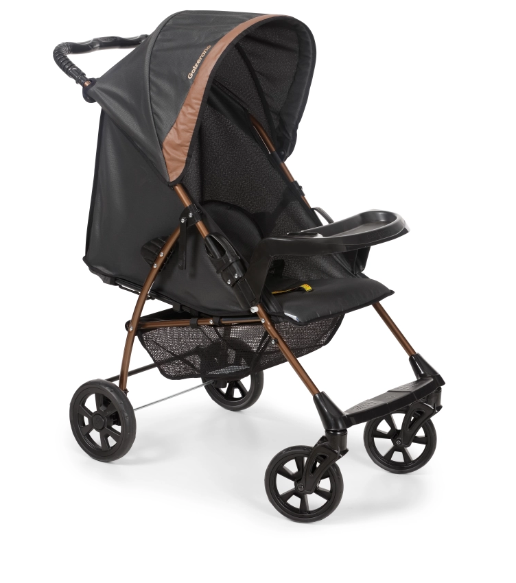 CARRINHO GALZERANO MILANO REV II PRETO COBRE | MadeiraMadeira