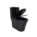 Ver imagem 5 de Vaso Sanitário Caixa Acoplada Redondo Preto Fosco