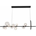 Ver imagem 1 de Lustre Pendente Led 3000k Metal Preto Ca060-pt