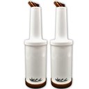 Ver imagem 1 de Kit 2 Garrafa Store'n Pour 1l Marrom Armazenar e Servir Coquetéis Licores Mixologista