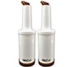 Kit 2 Garrafa Store'n Pour 1l Marrom Armazenar e Servir Coquetéis Licores Mixologista - 1