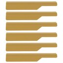 Ver imagem 1 de Jogo 6 Peças Puxador Esquerdo Dourado Aço Carbono Organize Masutti 18cm Móveis Porta Cozinha