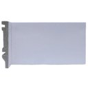 Ver imagem 1 de Kit com 3 Barras Rodapé de Poliestireno 10CMX15MM Liso 7,2m Branco Riplain