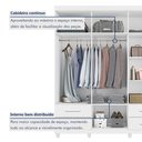 Ver imagem 7 de Guarda Roupa Casal 6 Portas 4 Gavetas Califórnia Branco