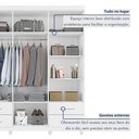 Ver imagem 6 de Guarda Roupa Casal 6 Portas 4 Gavetas Califórnia Branco