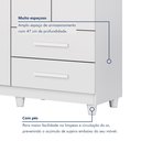 Ver imagem 4 de Guarda Roupa Casal 6 Portas 4 Gavetas Califórnia Branco