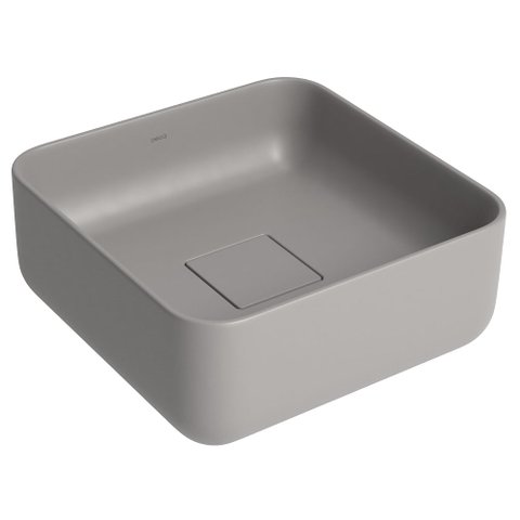 Cuba de Apoio Quadrada Deca 30cm Cinza Antracite L.11030.85