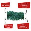 Ver imagem 4 de Festao de Natal 2m X 12cm Opaco Verde | Jlt7084:verde