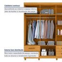 Ver imagem 7 de Guarda Roupa Casal 6 Portas 4 Gavetas Califórnia