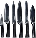 Ver imagem 1 de Cuisinart Conjunto de Facas 12 Peças Aço Inox com Protetores (preto)