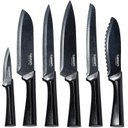 Ver imagem 1 de Cuisinart Conjunto de Facas 12 Peças Aço Inox com Protetores (preto)