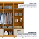 Ver imagem 6 de Guarda Roupa Casal 6 Portas 4 Gavetas Califórnia