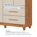 Ver imagem 4 de Guarda Roupa Casal 6 Portas 4 Gavetas Califórnia