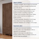 Ver mais imagens de Guarda Roupa Casal 6 Portas 4 Gavetas Califórnia Marrom/Cacau