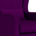 Ver imagem 5 de Kit 2 Poltrona Aurora Balanço Vovo Veludo Roxo - Fm