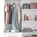 Ver imagem 6 de Guarda Roupa Solteiro 4 Portas 2 Gavetas Califórnia Branco