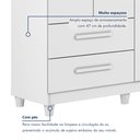 Ver mais imagens de Guarda Roupa Solteiro 4 Portas 2 Gavetas Califórnia Branco