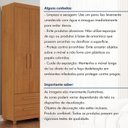Ver imagem 5 de Guarda Roupa Solteiro 4 Portas 2 Gavetas Califórnia