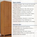 Ver imagem 4 de Guarda Roupa Solteiro 4 Portas 2 Gavetas Califórnia