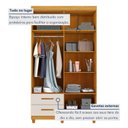 Ver imagem 7 de Guarda Roupa Solteiro 4 Portas 2 Gavetas Califórnia