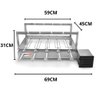 Grill Giratório Elétrico Inox para churrasqueira com 5 Espetos:Direito - 3