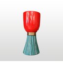 Ver imagem 2 de VASO CERAMICA VERDE E VERMELHO
