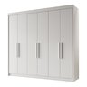 Guarda Roupa Casal 6 Portas 4 Gavetas Miami 100% Mdf - 2