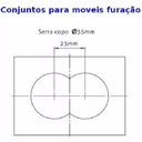 Ver imagem 6 de 4 Tomada Embutir 3 Pinos 10a + 3 Interruptor Duplo Simples + 4 Interruptor Simples Branco Margirius