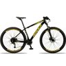 Bicicleta 29 Raider Z3X Pro 27V Preto+Amarelo - 6