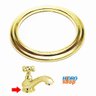 Anel Base Torneira Belle Époque Deca Dourado - 4160213 - 2