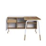 Mesa Escrivaninha 120cm Balcão Credenza 1 Gav 1 Porta 136cm Home Office Flexus - 2