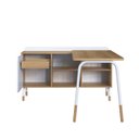 Ver imagem 2 de Mesa Escrivaninha Balcão Credenza 1 Gav Home Office Flexus 1 Porta 120cm