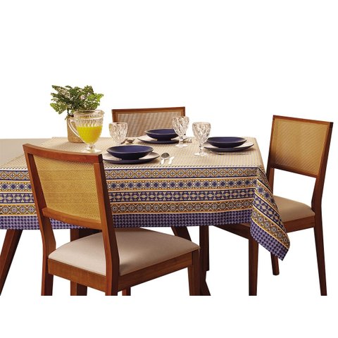 Toalha de Mesa Quadrada Lepper 4 Lugares Pop 1,40m x 1,40m Sabará