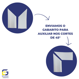 Moldura Rodameio Eva Autocolante Flexível Netuno 5cmx8mm 5 Metros - Cinza - 4