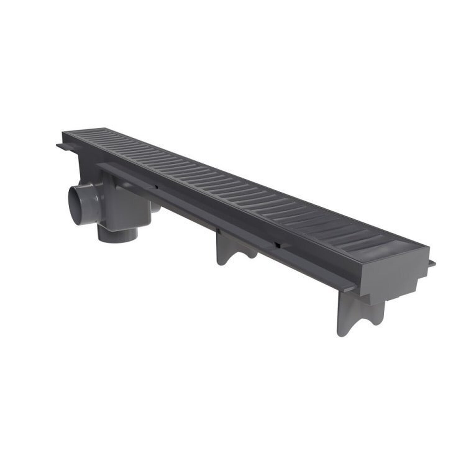 Kit 10 Ralo Linear com Tampa Vazada 50 Cm Cinza Astra - 3