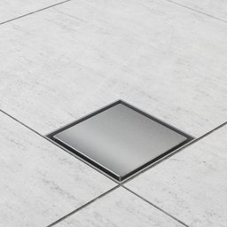 Kit 3 Ralo Oculto Quadrado de 10x10 com Tampa em Inox Astra - 2