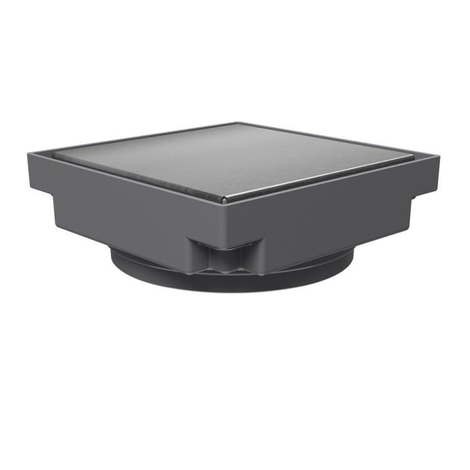 Kit 3 Ralo Oculto Quadrado de 10x10 com Tampa em Inox Astra - 3