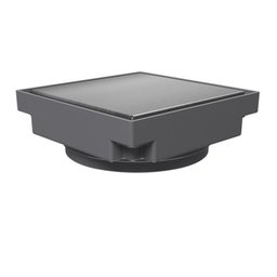 Kit 3 Ralo Oculto Quadrado de 10x10 com Tampa em Inox Astra - 3