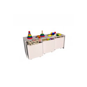 Rack com Caixas Organizadoras Analú 100% Mdf Woodcore
