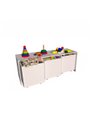 Ver imagem 1 de Rack com Caixas Organizadoras Analú 100% Mdf Woodcore