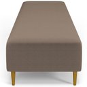 Ver imagem 4 de Puff Decorativo Bali W01 Pés Palito 170x60cm Bouclê Bege - Lyam Decor
