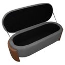 Ver imagem 5 de Recamier Sapateira Baú Império Queen Size 160cm Bouclê Facto - Sofa Store:bouclê Cinza Grafite