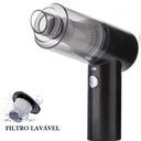 Ver imagem 2 de Mini Aspirador de Pó sem Fio Portátil para Carro Casa Preto Carregamento Via Usb