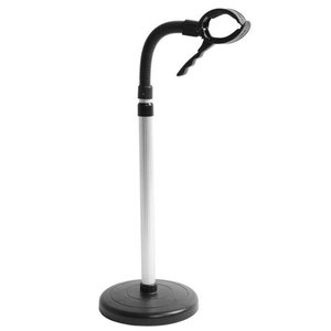 Suporte Secador Cabelo Giratorio Cabeleireiro Salao Petshop Chao Ajustavel Flexivel Regulavel