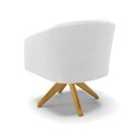 Ver imagem 2 de Cadeira Sala de Jantar Giratória Ma30 Stella Bouclê D03 - D'Rossi Cor Off White