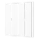 Ver imagem 6 de Berço Multifuncional Formare e Guarda Roupa Tutto New 4 Portas Branco Acetinado - Matic