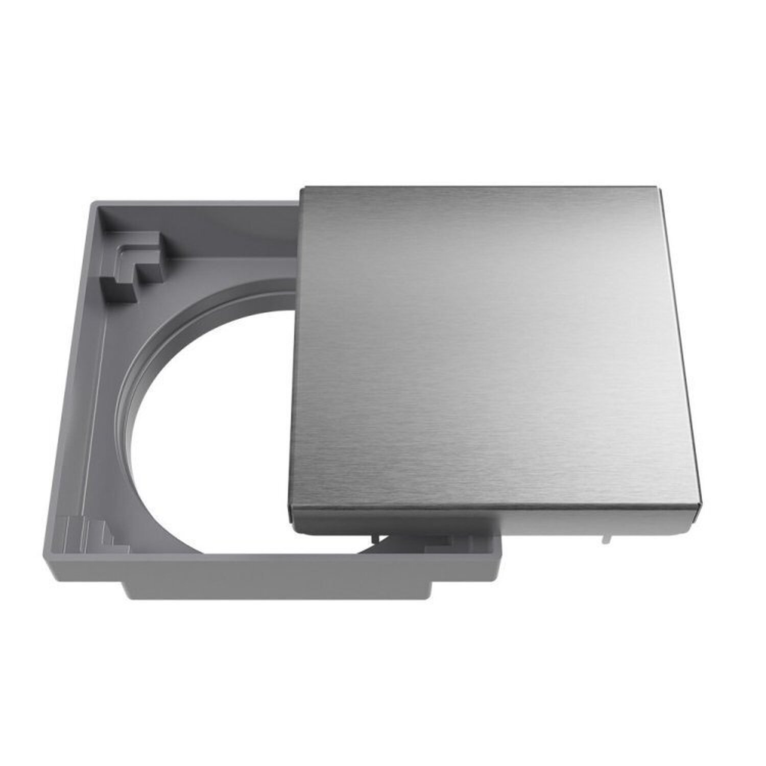 Kit 3 Ralo Oculto Quadrado de 15x15 com Tampa em Inox Astra - 7