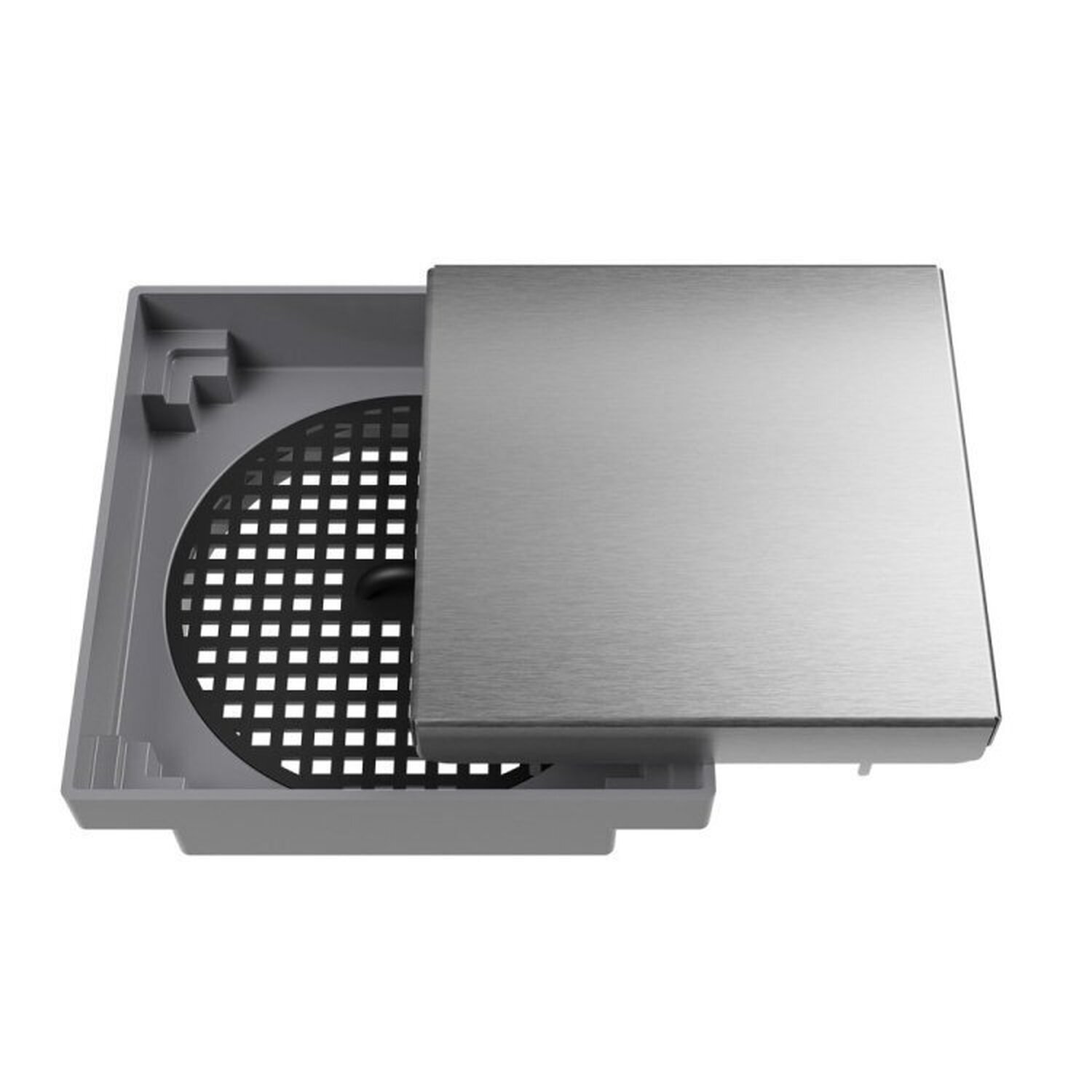 Kit 3 Ralo Oculto Quadrado de 15x15 com Tampa em Inox Astra - 8