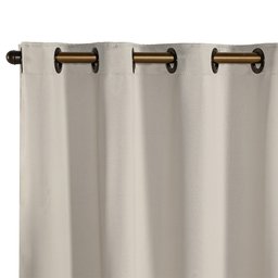 Cortina Blackout com Voil 2,00m X 1,30m Corta Luz Pvc Blecaute Voal Sala Quarto Janela Bege - 2